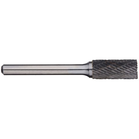 ALPHA 3/16IN CYLINDRICAL CARBIDE BURR WITH END CUT 